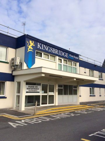 Kingsbridge Private Hospital Entrance Signage